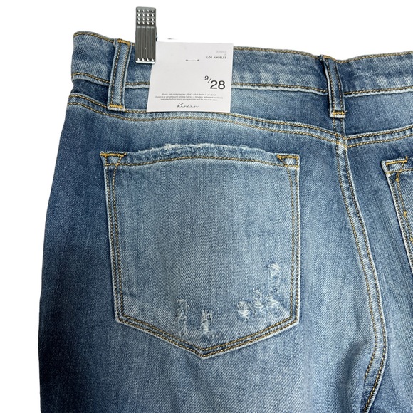 KanCan Distressed Medium Wash Boyfriend Relaxed Fit Denim Jeans Size 9/28 - Picture 10 of 16